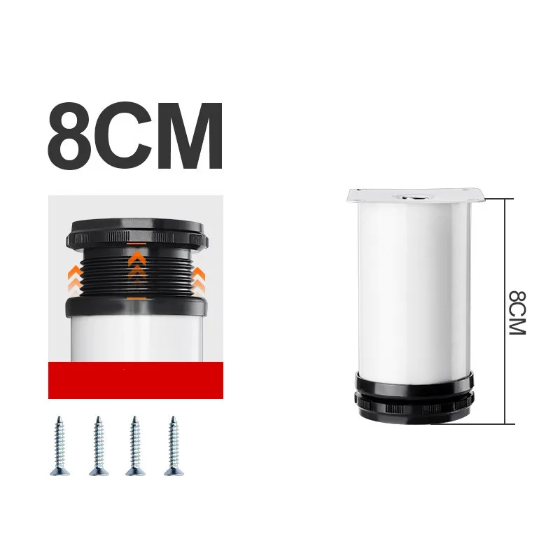 1Pcs 6cm-30CM Furniture Adjustable Cabinet Legs Stainless Steel Furniture Legs Cabinet Table Sofa Bed Feet Furniture Feet
