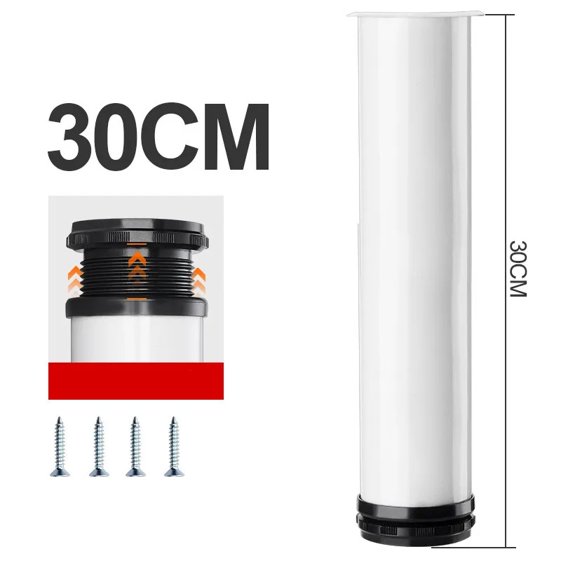 1Pcs 6cm-30CM Furniture Adjustable Cabinet Legs Stainless Steel Furniture Legs Cabinet Table Sofa Bed Feet Furniture Feet