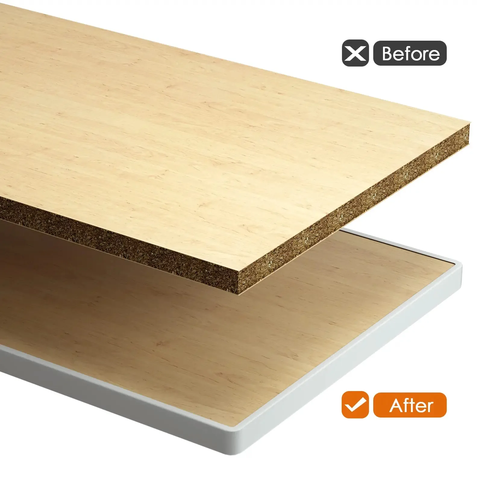 Self-Adhesive U Shaped Edge Banding Tape Furniture Wood Board Cabinet Table Chair Protector Cover Anti-collision TPE Seal Strip