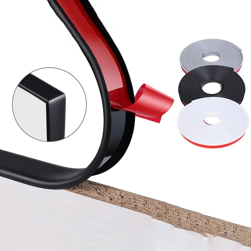 Self-Adhesive U Shaped Edge Banding Tape Furniture Wood Board Cabinet Table Chair Protector Cover Anti-collision TPE Seal Strip