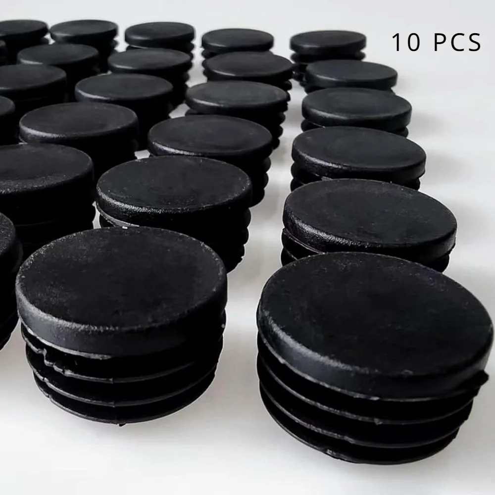 10 Pcs 19mm Round Plastic Hole Plugs Caps ,Inserts for Metal Tubing, Hardware Plugs, Fences, Glide Protection from Chair