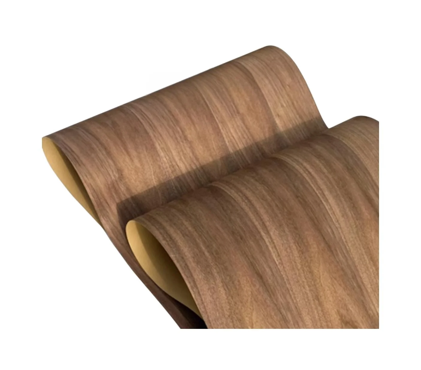 Size:2.5x0.58meter Thick:0.25mm Wide Natural Black Walnut Veneer Solid wood veneer woodworking furniture decoration for speakers