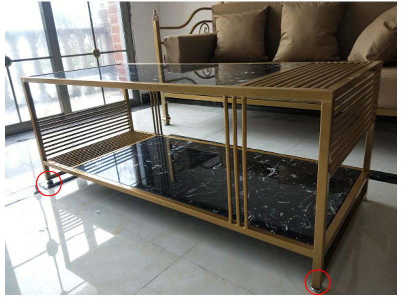 4Pcs Steel Furniture Legs Anti-slip Base Table Cabinet Leg Pad Adjustable Leveling Feet Leveler M6 M8 M10 Screw