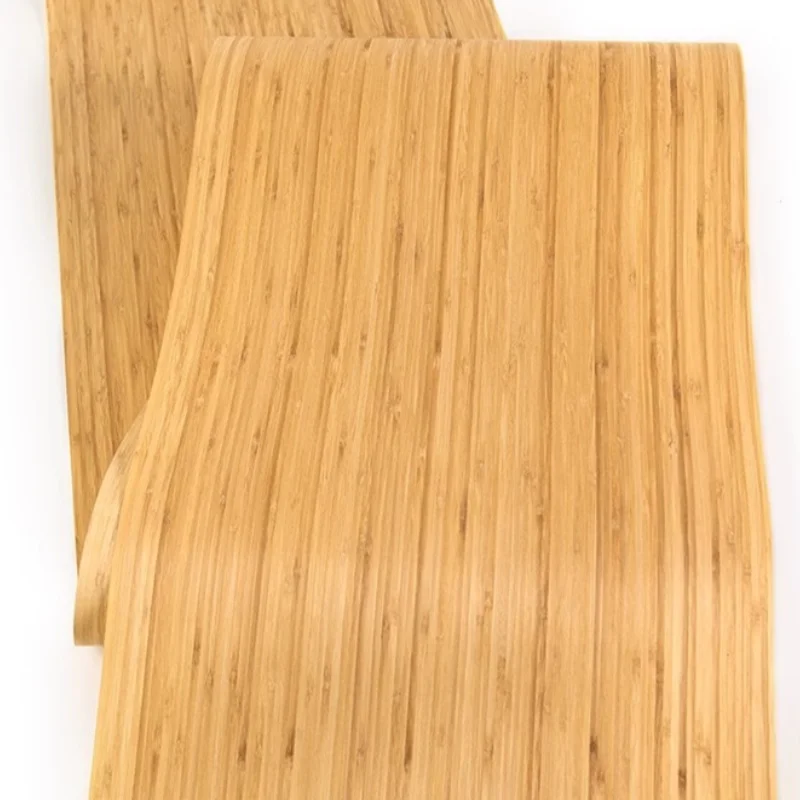 Natural Bamboo veneer Structural design Timber DIY Handmade veneer Handmade Veneer L2500mm W380mm T0.2mm