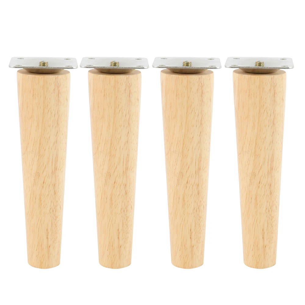 4Pcs Solid Wood Furniture Legs Height 8/15/20/25 CM Oblique/Straight Sofa Bed Cabinet Table Chair Replacement Feet Sloping Foot