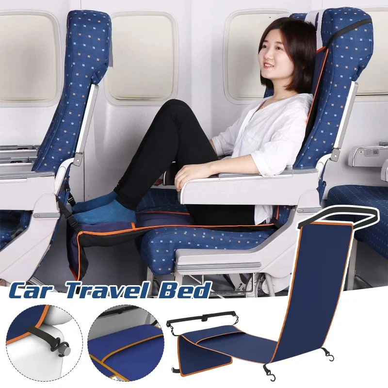 Footrest Hammock Travel Foot Hanger for Adults Baby Sleeping Bed in Airplane Train Bus Car Travelers Hammocks Rests Feet Legs