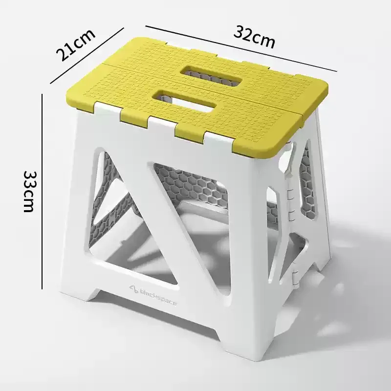 Adult Plastic Stool Home Portable High Stool Children Bathroom Stool Outdoor Camping Chair Folding Bench Mazar