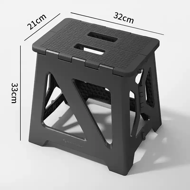 Adult Plastic Stool Home Portable High Stool Children Bathroom Stool Outdoor Camping Chair Folding Bench Mazar