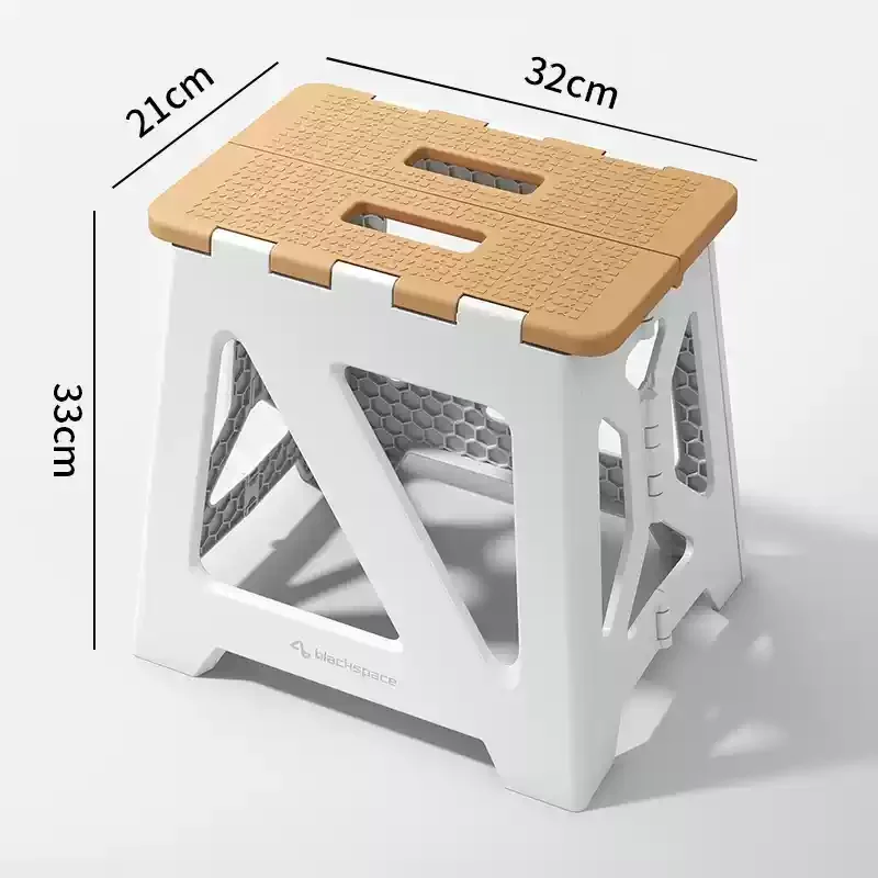 Adult Plastic Stool Home Portable High Stool Children Bathroom Stool Outdoor Camping Chair Folding Bench Mazar