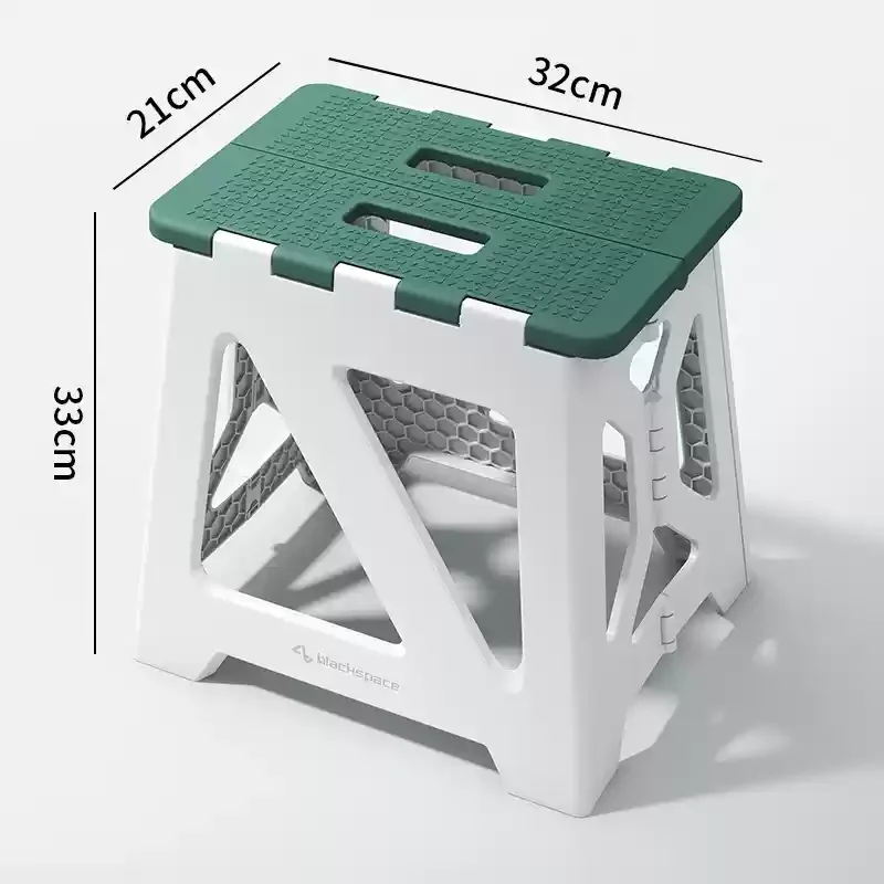 Adult Plastic Stool Home Portable High Stool Children Bathroom Stool Outdoor Camping Chair Folding Bench Mazar