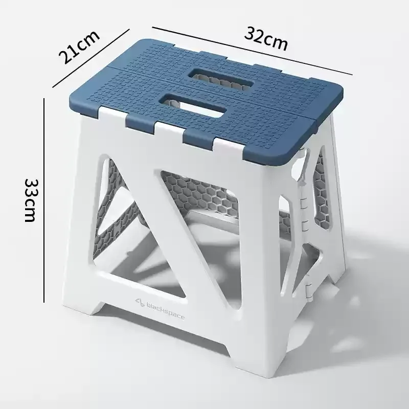 Adult Plastic Stool Home Portable High Stool Children Bathroom Stool Outdoor Camping Chair Folding Bench Mazar