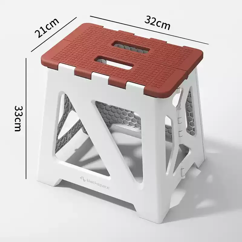 Adult Plastic Stool Home Portable High Stool Children Bathroom Stool Outdoor Camping Chair Folding Bench Mazar