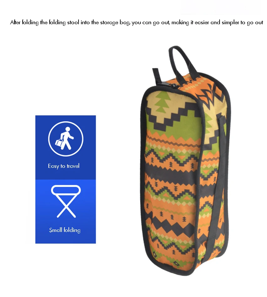Outdoor Portable Folding Chairs with Carry Bag, Heavy Duty 90kg Capacity Ultralight Camping Folding Chairs for Beach playeras