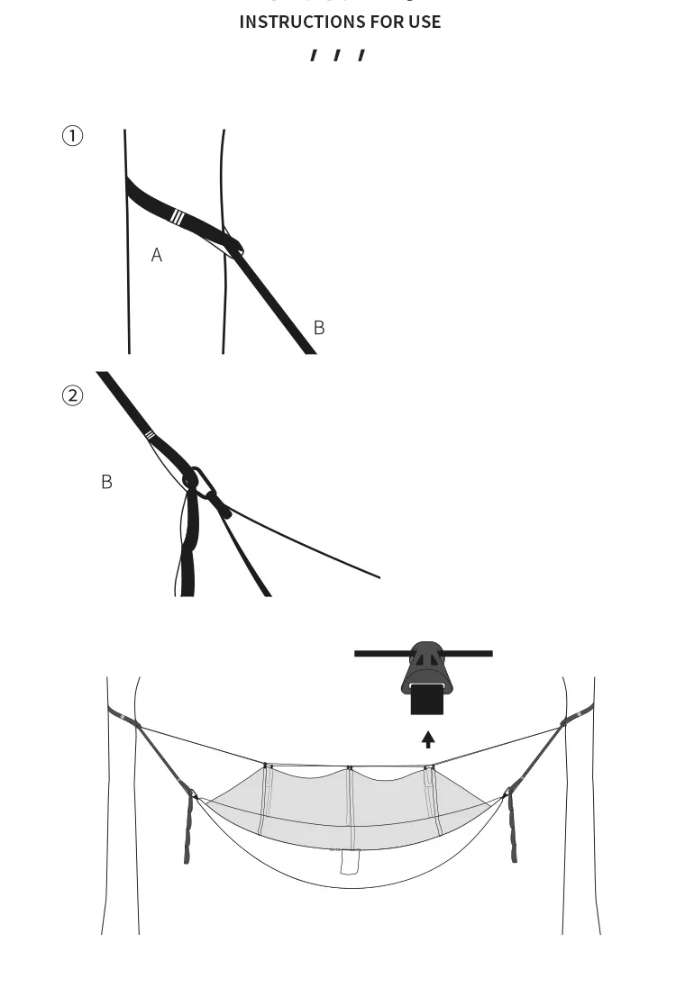 Single and Double Size Nylon Fabric Portable Travel Outdoor Camping Hanging Sleeping Hammock with Mosquito Net