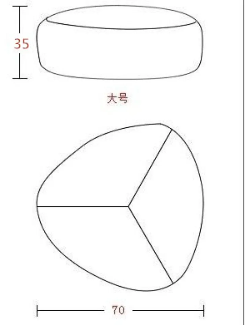 Nordic Stool Creative Ottoman Fashion Foot Stool Special-shaped Pebble Multifunctional Big Furniture for Home Portable Design