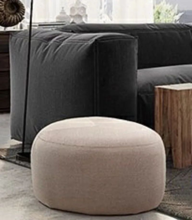 Nordic Stool Creative Ottoman Fashion Foot Stool Special-shaped Pebble Multifunctional Big Furniture for Home Portable Design