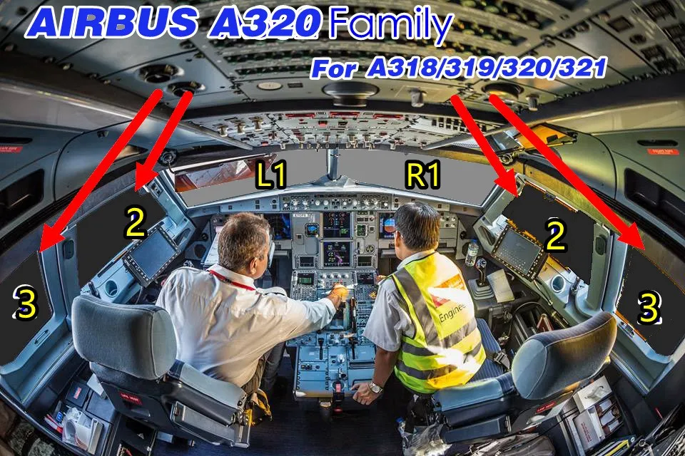 Boeing B737/B767/Airbus A320 sunshade,  anti radiation, transparent