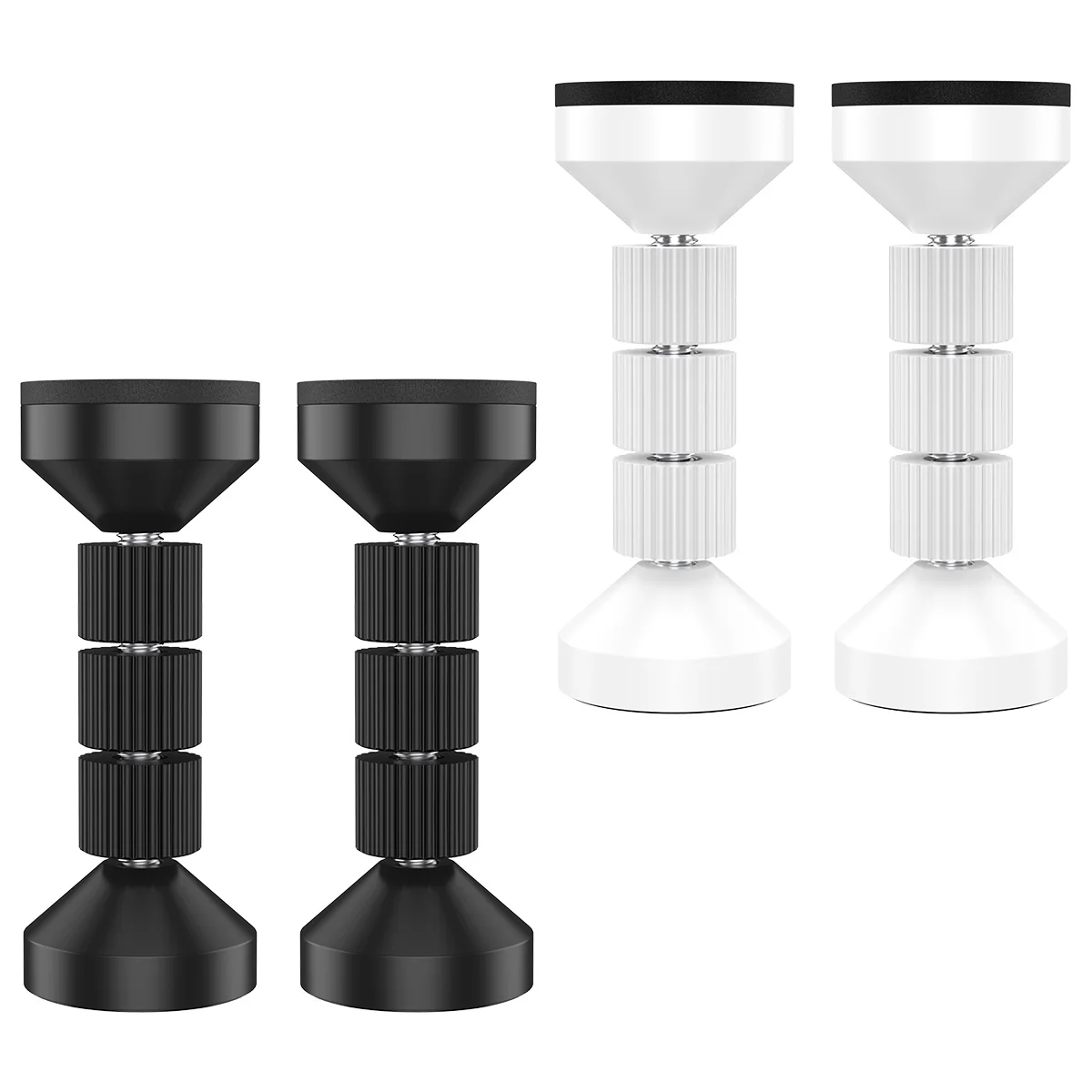 2Pcs Adjustable Threaded Bed Frame Anti-Shake Tool Self-adhesive Headboard Stoppers Telescopic Support Hardware Fasteners Tools