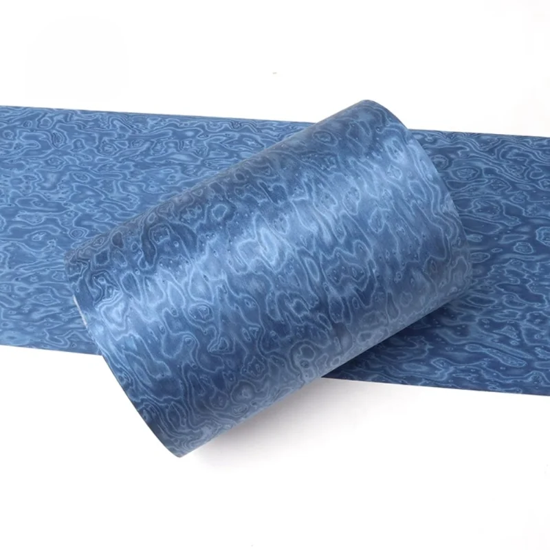 28*250cm T:0.5mm DIY Creative Technology Wood Blue Canary Wood Veneer Furniture And home Decoration  Sound Board Veneer Sheet