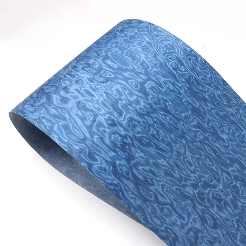 28*250cm T:0.5mm DIY Creative Technology Wood Blue Canary Wood Veneer Furniture And home Decoration  Sound Board Veneer Sheet