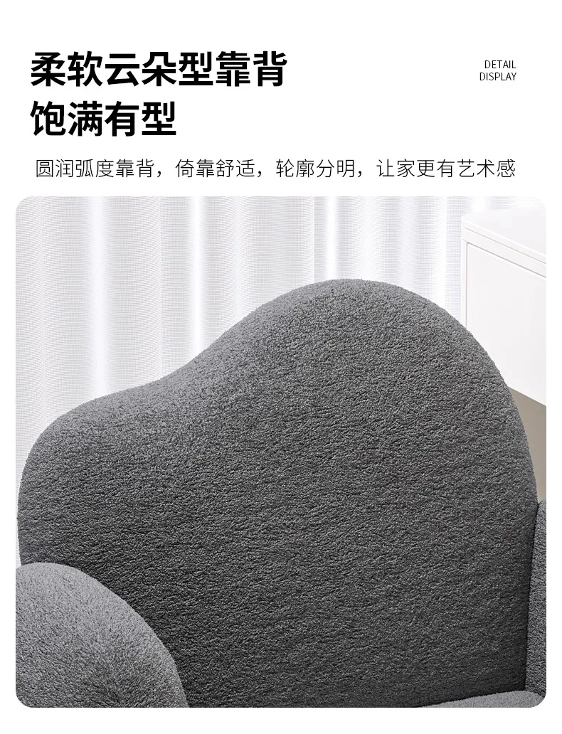 Makeup Stool Cream Style Makeup Chair Girls Bedroom Dressing Stool Light Luxury Simple Nail Chair Dressing Table Stool