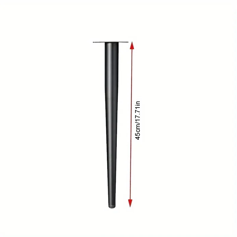 4pcs Furniture Leg Accessories Furniture Legs Metal Furniture Legs Replacement Living Room Bedroom Table Cabinet TV Stand Feet