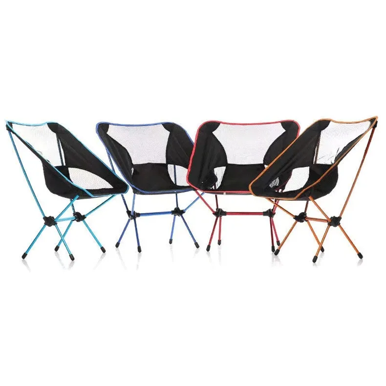 Outdoor Moon Chair Camping Folding Chair Portable Leisure Reclining Chair Ultra Light Aluminum Alloy Folding Chair