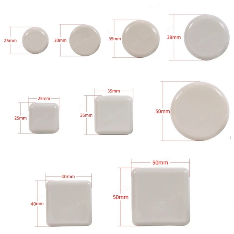 4PCS/lot Feet Glider Sliding Pads Home Furniture Sliders Furniture Gliders PTFE Floor Mover Pads For Household Protection