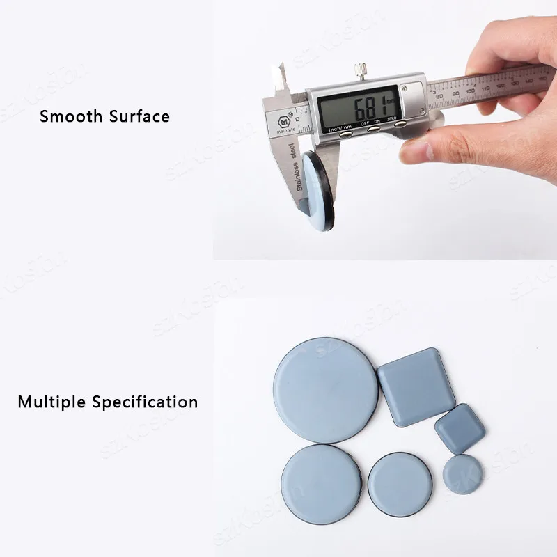 4PCS/lot Feet Glider Sliding Pads Home Furniture Sliders Furniture Gliders PTFE Floor Mover Pads For Household Protection