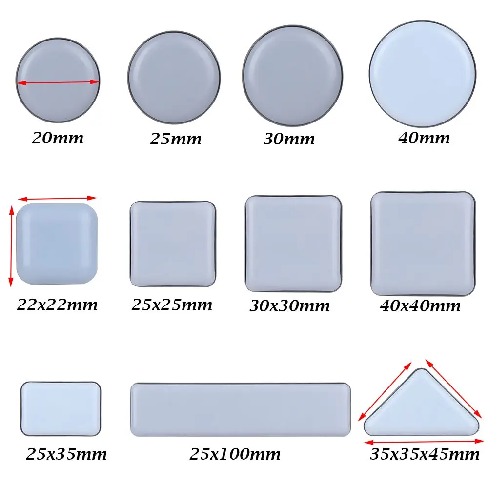 4pcs Easy Move Heavy Furniture Furniture Leg Slider Pads Table Slider Pad Floor Protector Moving Anti-abrasion Floor Mat