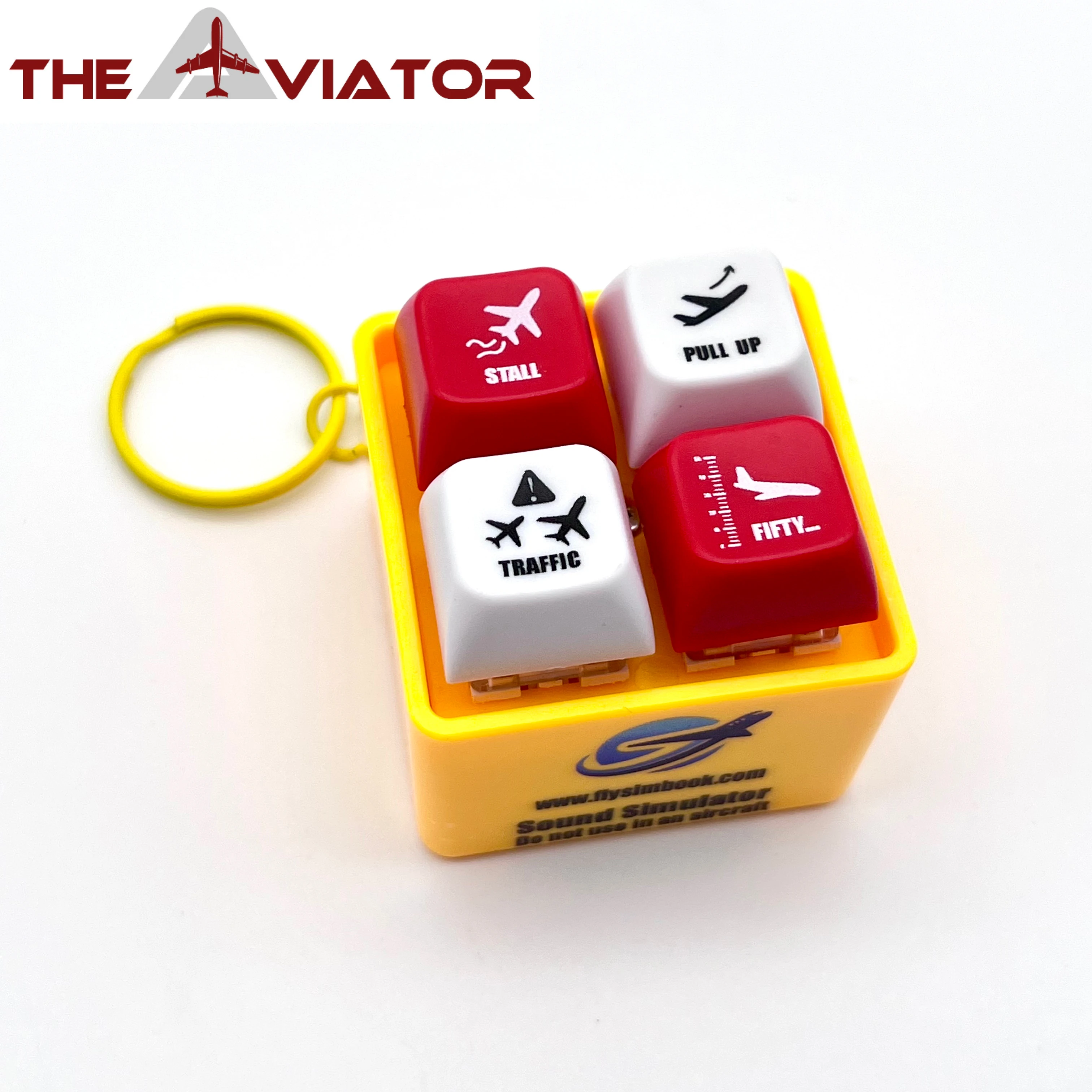Genuine for Boeing 737 Airbus A320 EGPWS Warning Sound Simulator Warns Commercial Aircraft Route Pilot Crew Car Keychain