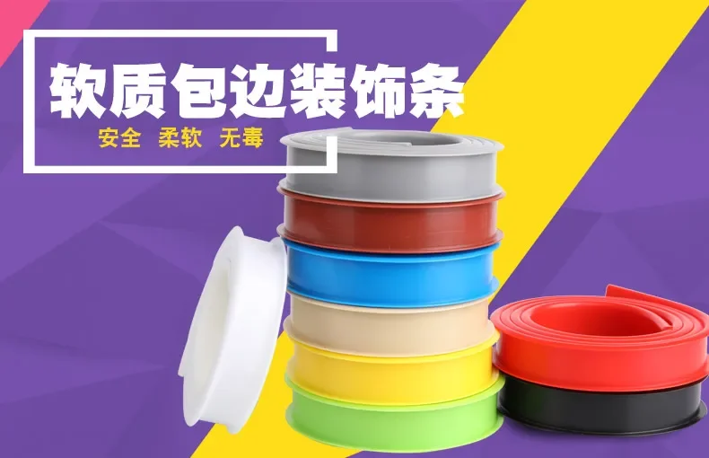 10m Adhesive U-molding Edge Banding Edgeband 9MM 12MM 14MM 15MM 16MM 18MM - 36MM White Beige Gray Black Red Blue Green Yellow
