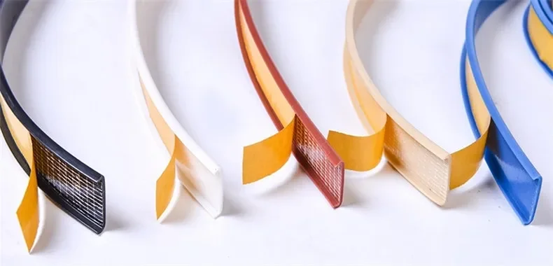 10m Adhesive U-molding Edge Banding Edgeband 9MM 12MM 14MM 15MM 16MM 18MM - 36MM White Beige Gray Black Red Blue Green Yellow