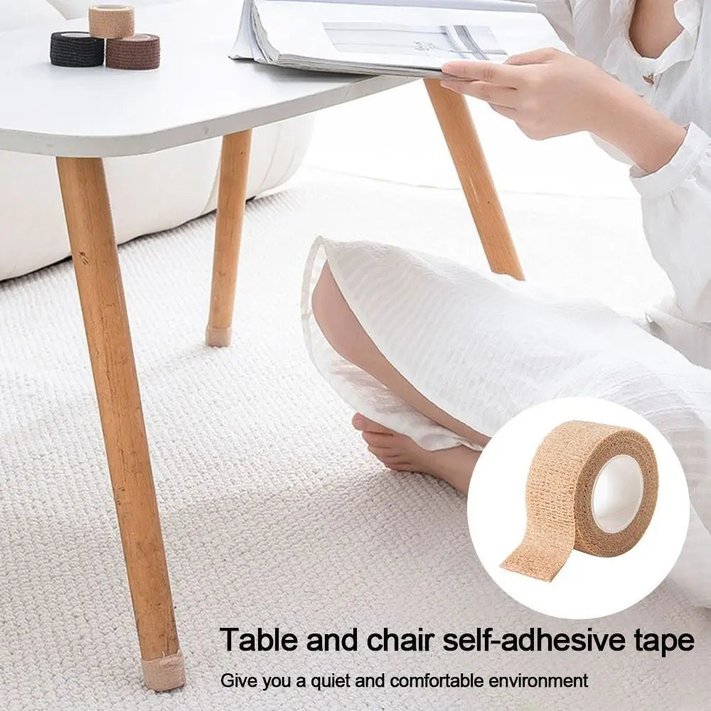 4PCS Anti-Silent Foot Pads Floor Protection Covers For Tables Chairs Anti Slip Furniture Pad Multifunctional Self-adhesive Tape