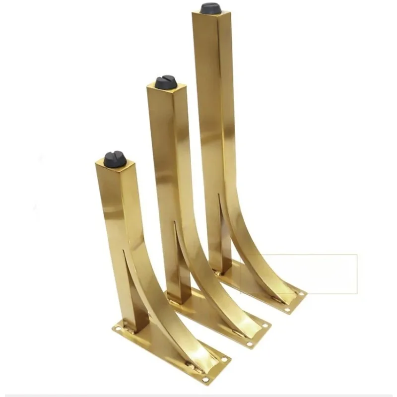 4Pcs 20/25/30cm Metal Furniture Legs Bathroom Cabinet TV Cabinet Cupboard Sofa Leg Support Feet Furniture DIY Replacement Feet