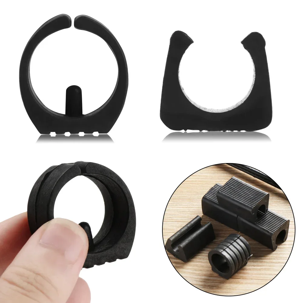 16Pcs Durable U Shaped Chair Leg Pad Plastic Non-slip Tube Caps Anti-front Tilt Damper Stool Pipe Clamp Glides Floor Protector