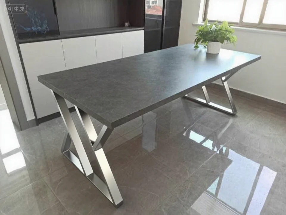 Stainless Steel Kitchen Island Table Legs Industrial Desk Supports Bar Counter Dining Parts Modern Furniture Mounting Brackets