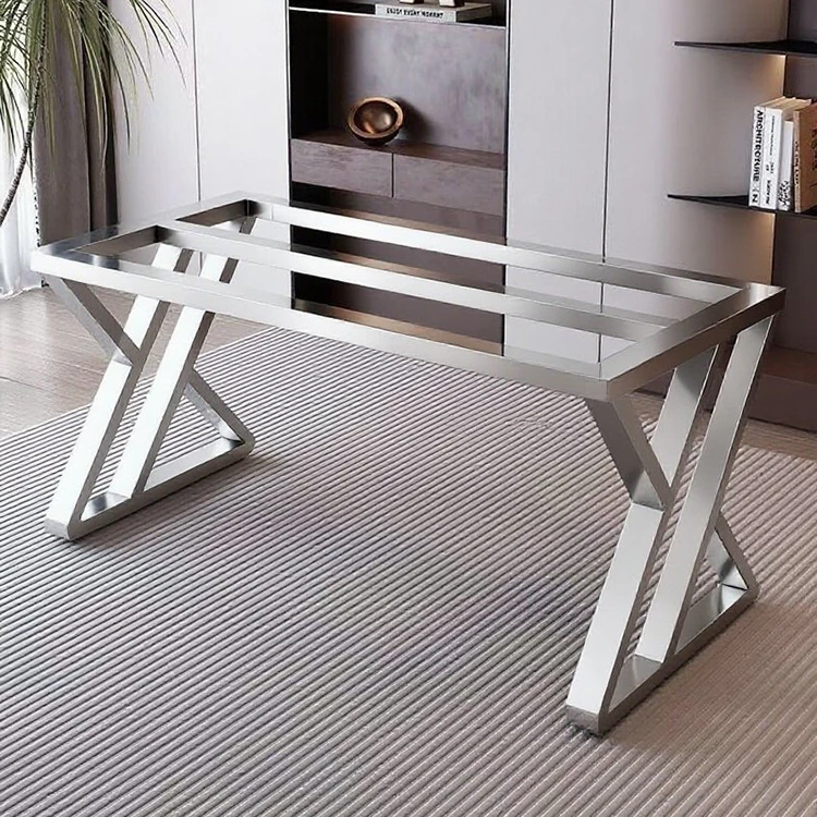 Stainless Steel Kitchen Island Table Legs Industrial Desk Supports Bar Counter Dining Parts Modern Furniture Mounting Brackets