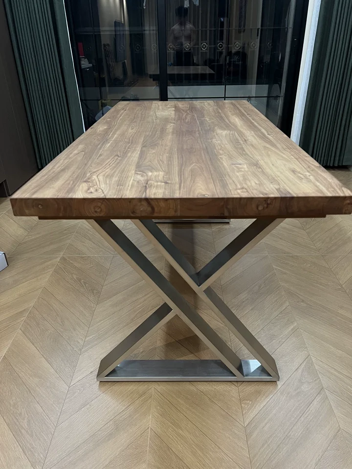 Stainless Steel Kitchen Island Table Legs Industrial Desk Supports Bar Counter Dining Parts Modern Furniture Mounting Brackets