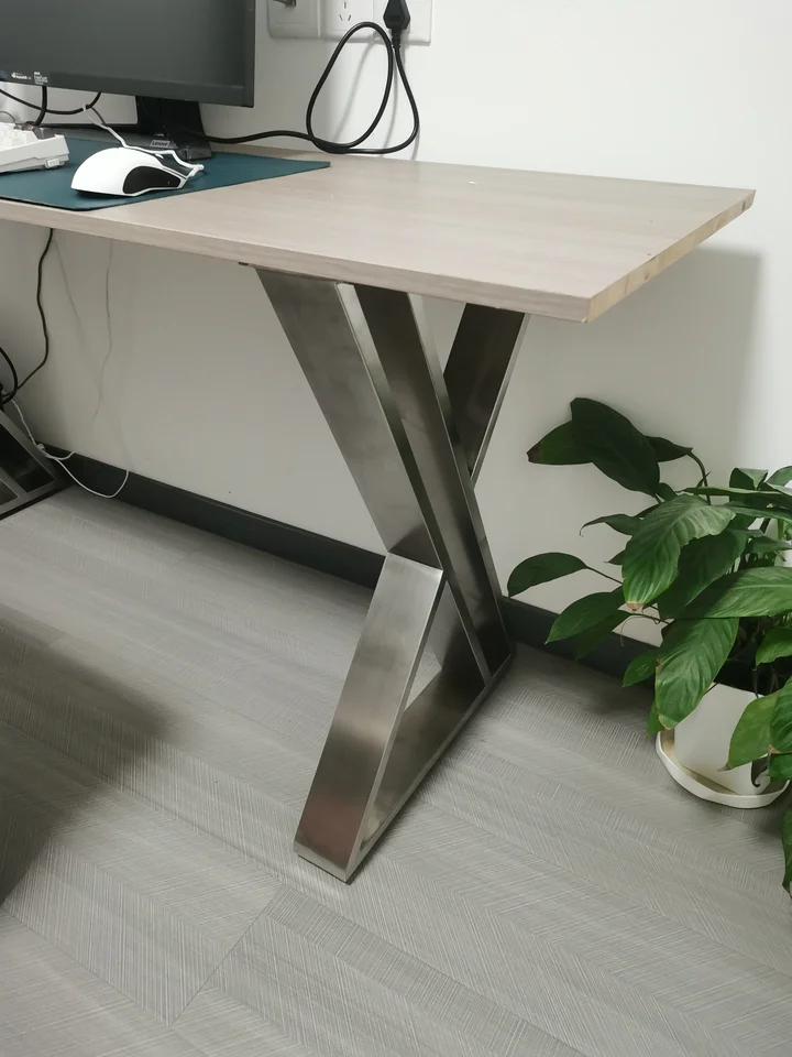 Stainless Steel Kitchen Island Table Legs Industrial Desk Supports Bar Counter Dining Parts Modern Furniture Mounting Brackets