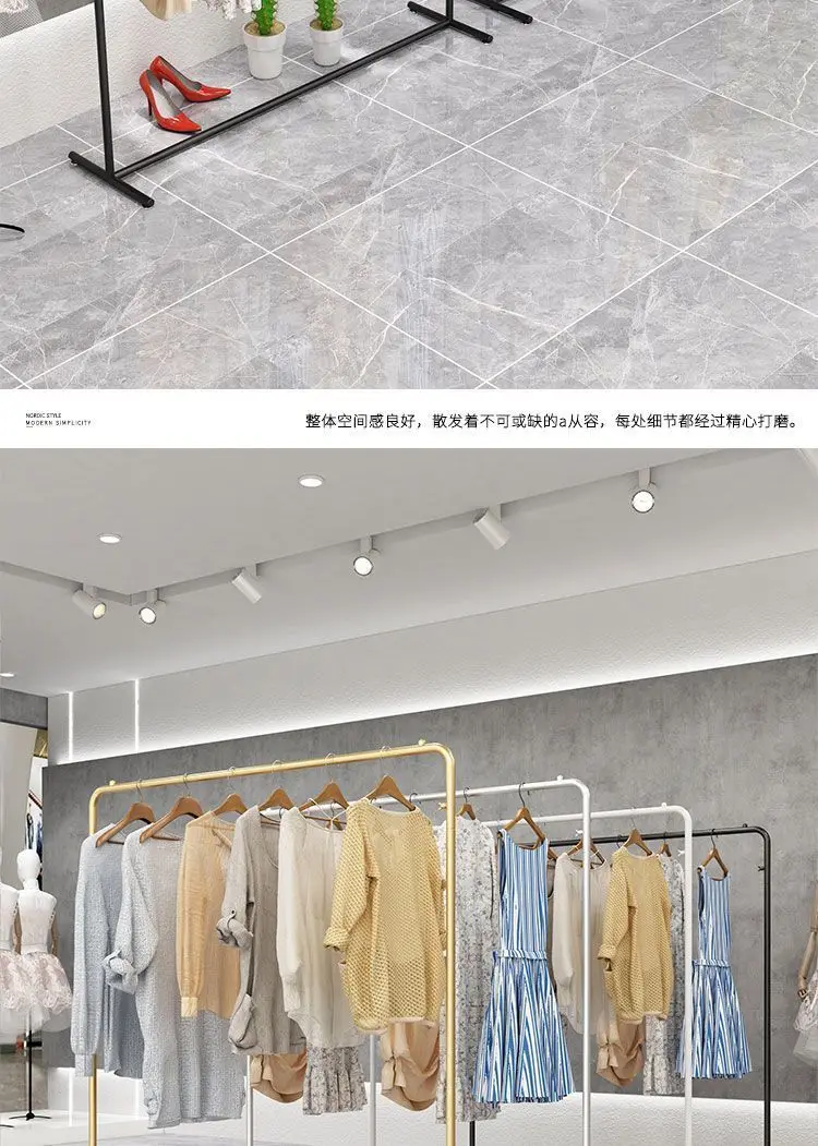 Luxury Gold Clothes Rack Iron Art Stylish Clothing Rack with 100-150CM Length for High-End Home Interior Retail Store Decoration