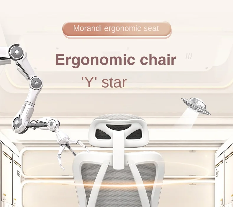 UVR Gaming Computer Chair Mesh Breathable Staff Chair Ergonomic Design Armrest Chair Sitting Comfor THome Office Chair Furniture