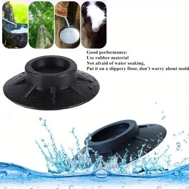 4PCS Anti Vibration Feet Pads Rubber Legs Slipstop Silent Skid Raiser Mat For Washing Machine Support Dampers Stand Non-Slip Pad