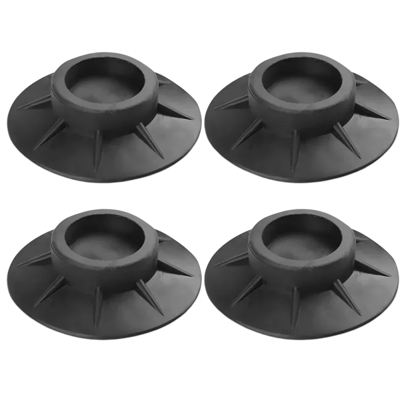 4PCS Anti Vibration Feet Pads Rubber Legs Slipstop Silent Skid Raiser Mat For Washing Machine Support Dampers Stand Non-Slip Pad
