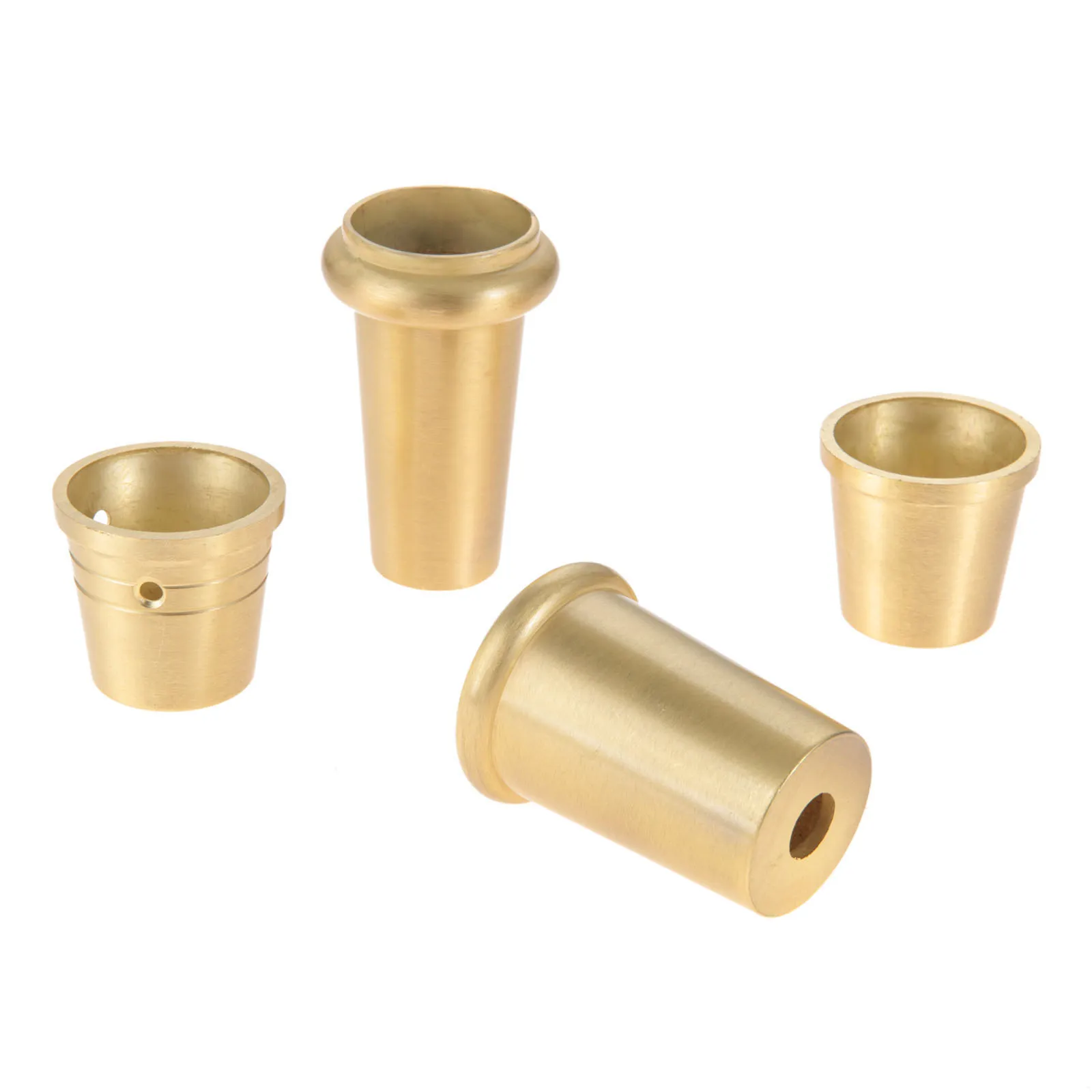 1Pc Gold Brass Copper Cabinet Leg Cover Chair Feet Protector Sofa Leg Tube Metal Cup Furniture Leg Tip Cap Furniture Fittings