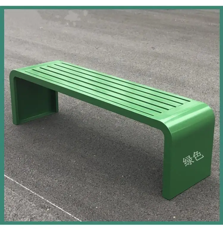 Outdoor Bench Bench Waterproof and Rust-proof Outdoor Courtyard Leisure Strip Row Chair Shopping Mall Garden Square Rest