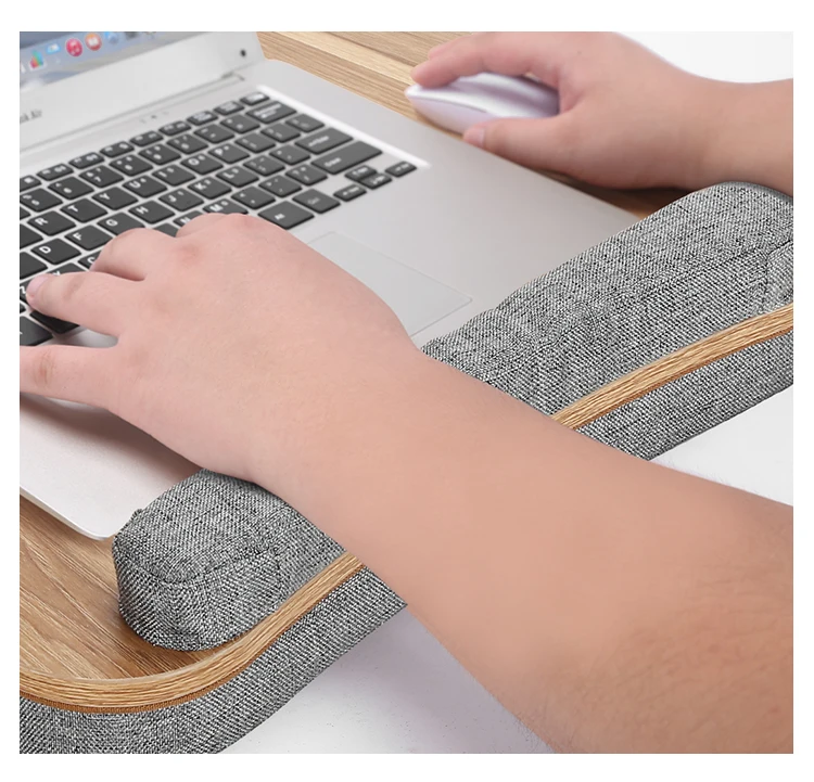 Mumucc Multifunctional Lapdesk With Adjustable Height For Laptops, Tablets,Mobiles,With Cushion And 30CM Slot,Office Nap Pillows