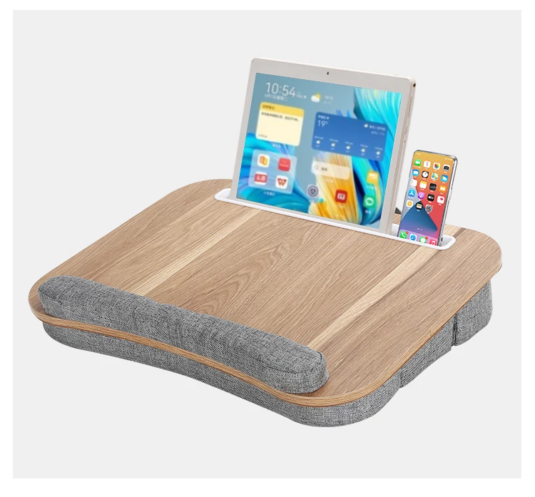 Mumucc Multifunctional Lapdesk With Adjustable Height For Laptops, Tablets,Mobiles,With Cushion And 30CM Slot,Office Nap Pillows