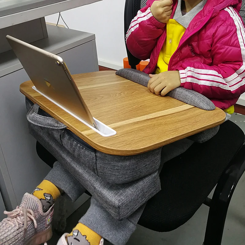 Mumucc Multifunctional Lapdesk With Adjustable Height For Laptops, Tablets,Mobiles,With Cushion And 30CM Slot,Office Nap Pillows