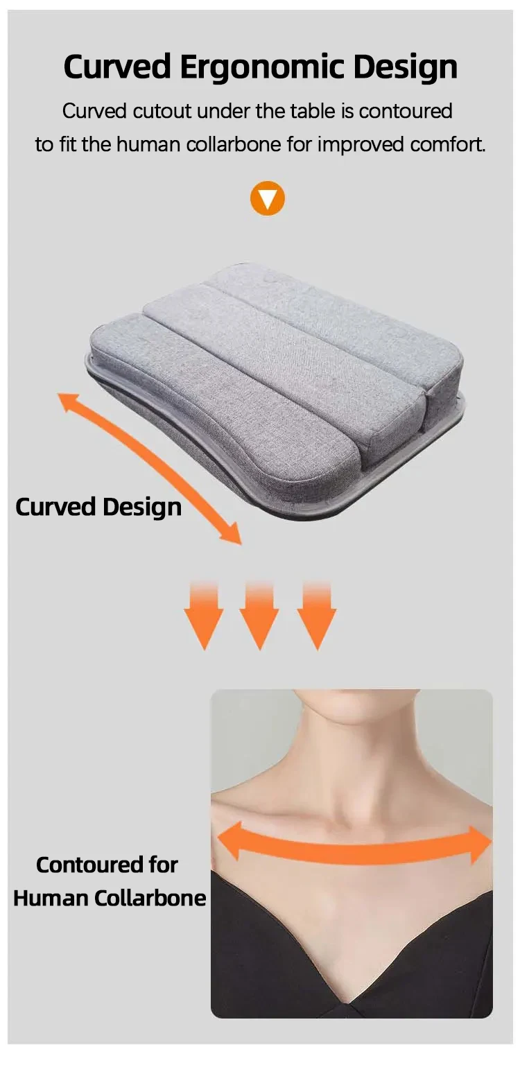 Mumucc Multifunctional Lapdesk With Adjustable Height For Laptops, Tablets,Mobiles,With Cushion And 30CM Slot,Office Nap Pillows